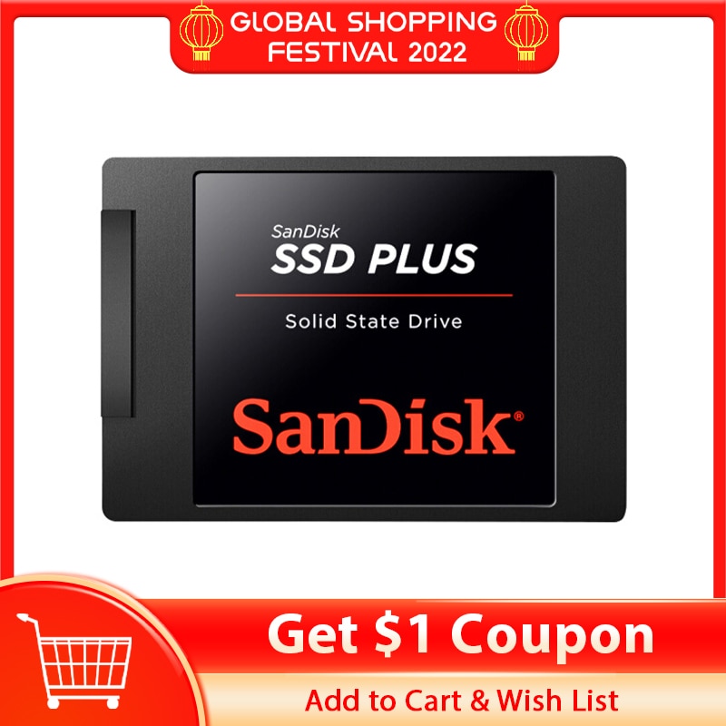 Sandisk 1TB SSD Internal Solid State Drive 480GB 2.5' Revision 3.0 SATA Read Speed Up To 530 MB/s 240GB For Laptop Desktop