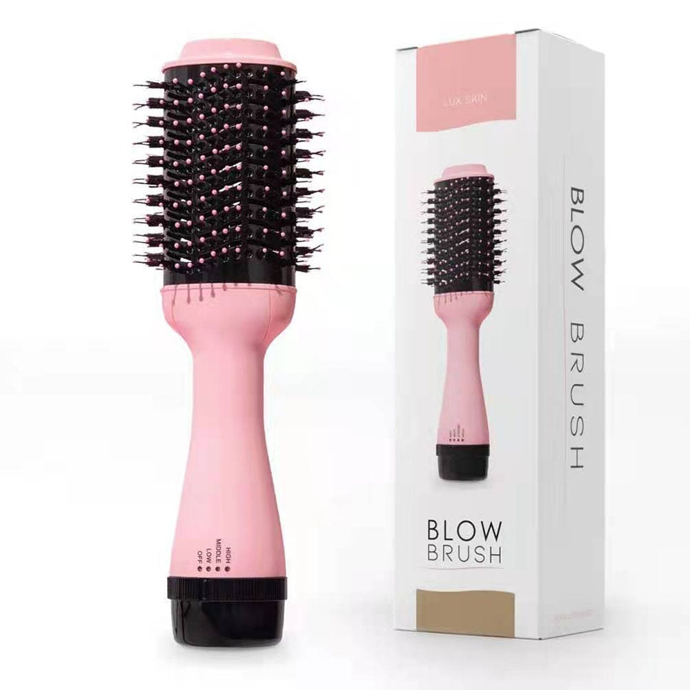 3 In 1 Hair Dryer Brush Blow Dryer with Comb One Step Hair Blower Brush Hot Air Styling Comb Electric Hair Straightening Brush