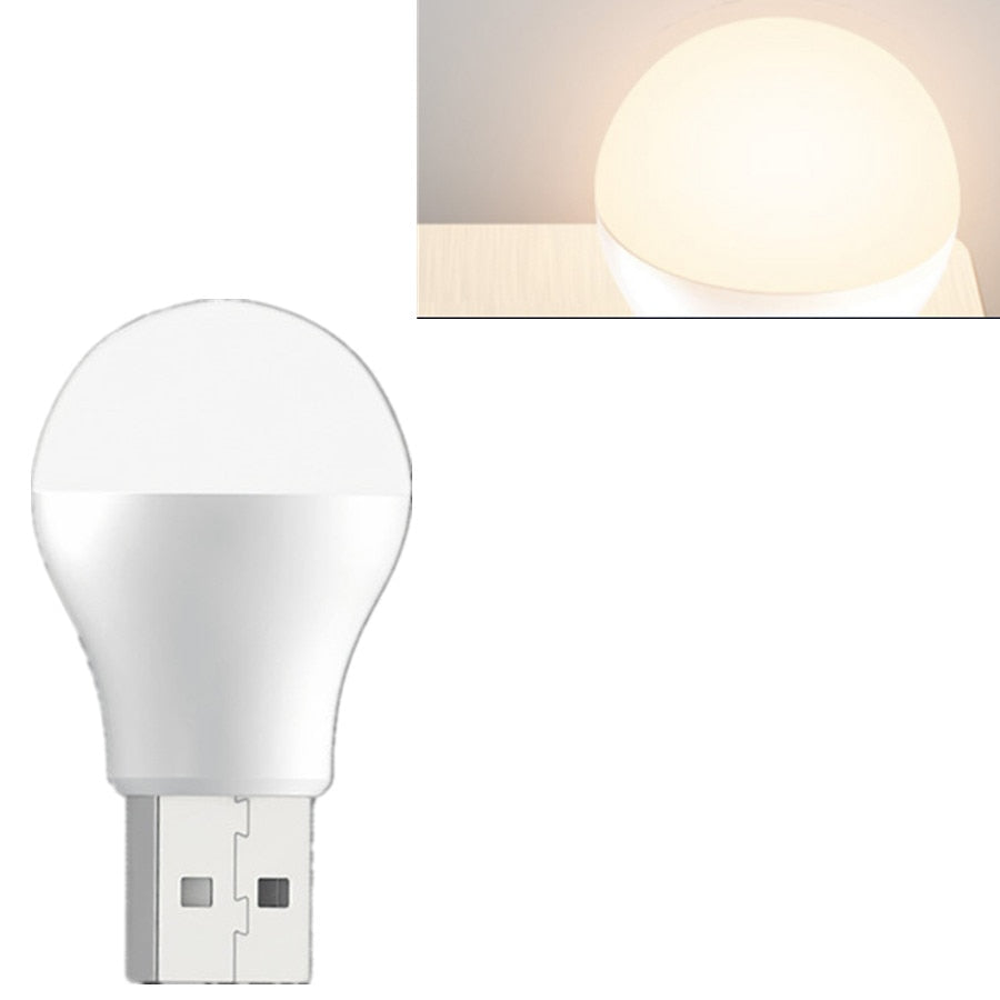 USB Plug Lamp Small Mini Book Lamps LED Night Light Computer Mobile Power Charging  LED Eye Protection Square Reading Light