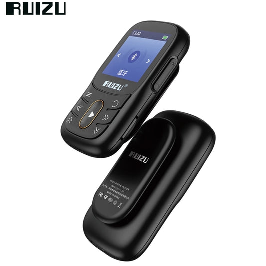 RUIZU X68 Sport MP3 Player With Bluetooth Lossless Clip 16 32GB Music Player Supports FM Radio Recording Video E-Book Pedometer